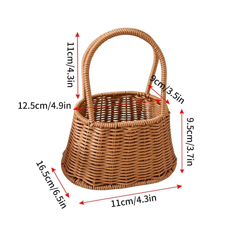 Hand Woven Creative Flower Baskets