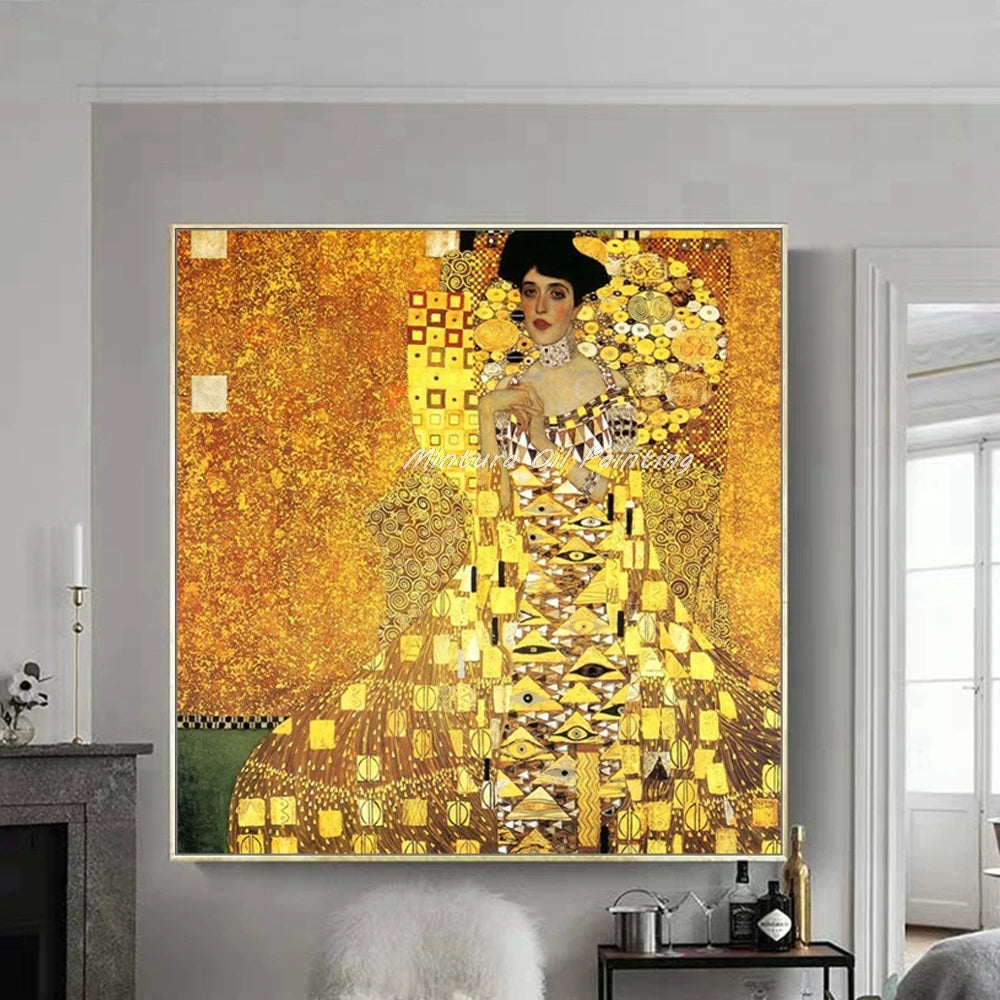 Mintura,100% Handpaintied Reproduction Gustav Klimt Oil Painting on Canvas