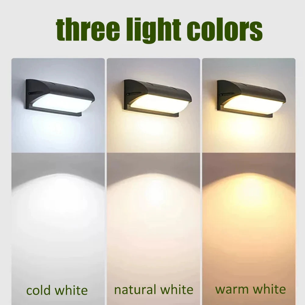 Waterproof LED Wall Light 110V 220V For Outdoor Pathway Stairway Porch Balcony Garden Wall Mount
