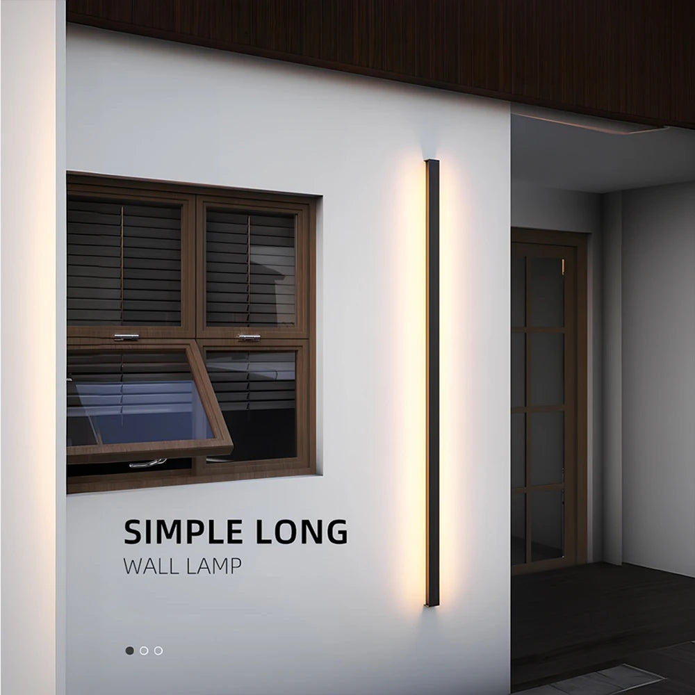 2/1 PCS Dimming Remote control LED Waterproof IP65 outdoor Long Wall Light
