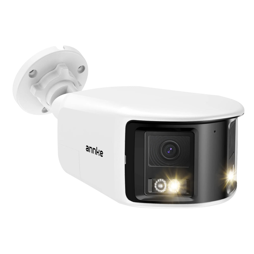 ANNKE 4K 8MP POE Surveillance Camera Dual Lens outdoor poe camera 1/2/4PCS Color Night Vision CCTV Video Security Camera For NVR