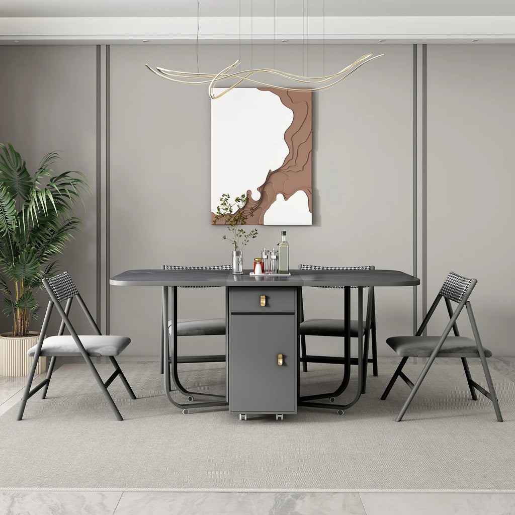 Fashion Folding Dining Table and Folding Chairs