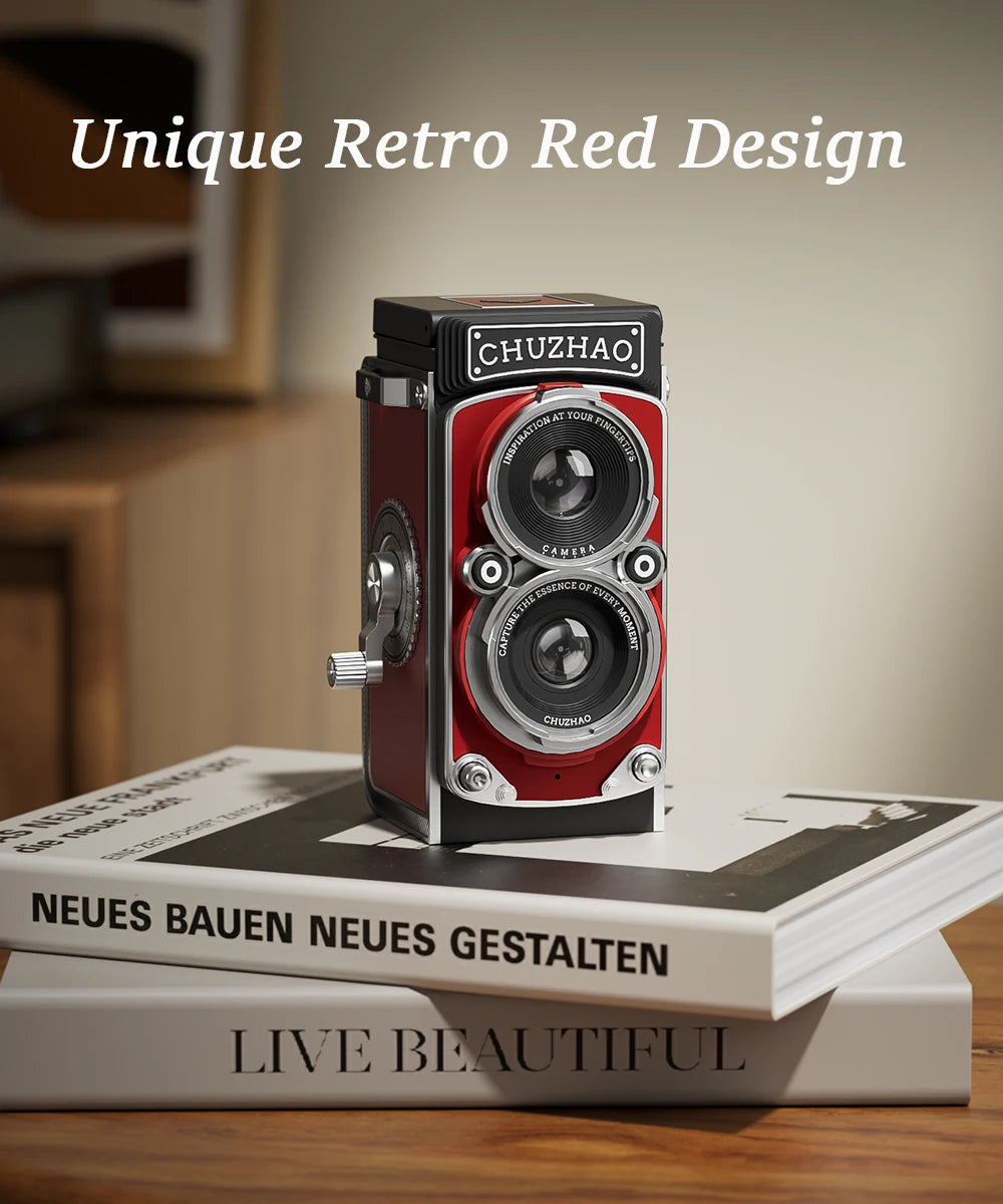 CHUZHAO Retro Mini Digital Camera 12MP 1080P Video Compact Vintage Camera