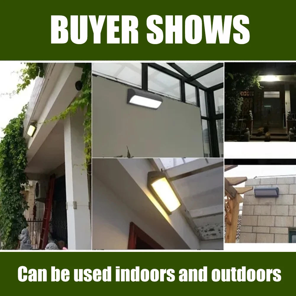 Waterproof LED Wall Light 110V 220V For Outdoor Pathway Stairway Porch Balcony Garden Wall Mount