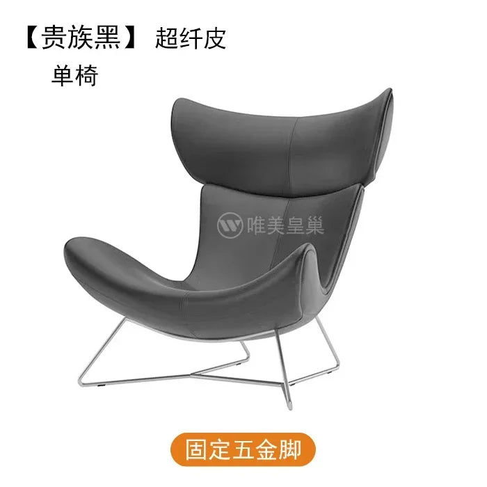 Comfortable Ergonomic Modern Leather Nordic Sofa Chairs