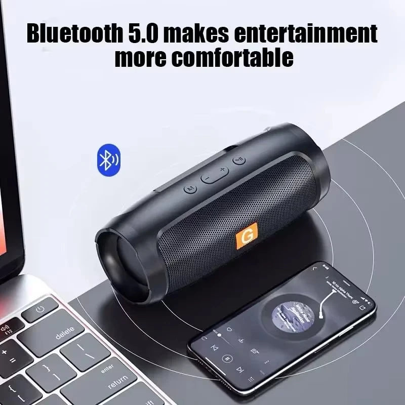Lenovo Portable Subwoofer Bluetooth Speakers, Stereo Waterproof Surround Loudspeaker
