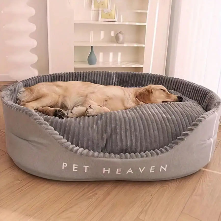 Machine-Washable Soft & Cozy Pet Bed – All-Season Dog & Cat House With Warm Mat |