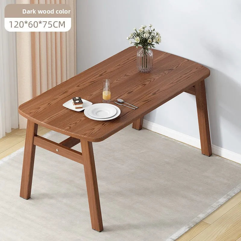 Modern Minimalist Dining Table Set with 4 Chairs