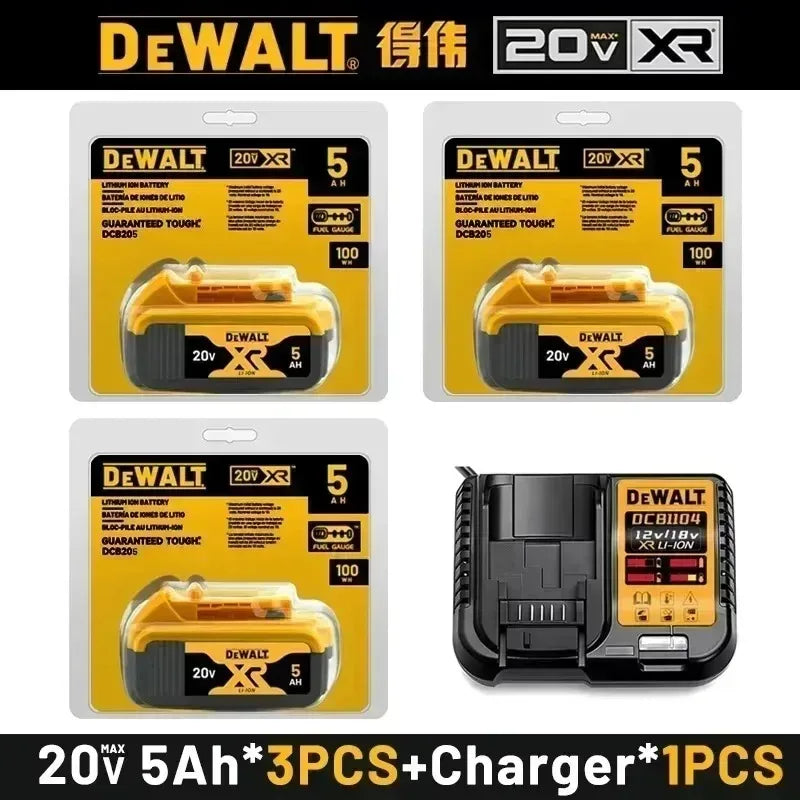 New 100% Original Dewalt 6Ah/5Ah 20V Power Tool Battery DCB206 20V Battery DCB205 DCB200 Air Transport