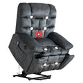 Large Power Lift Recliner with Massage and Heat