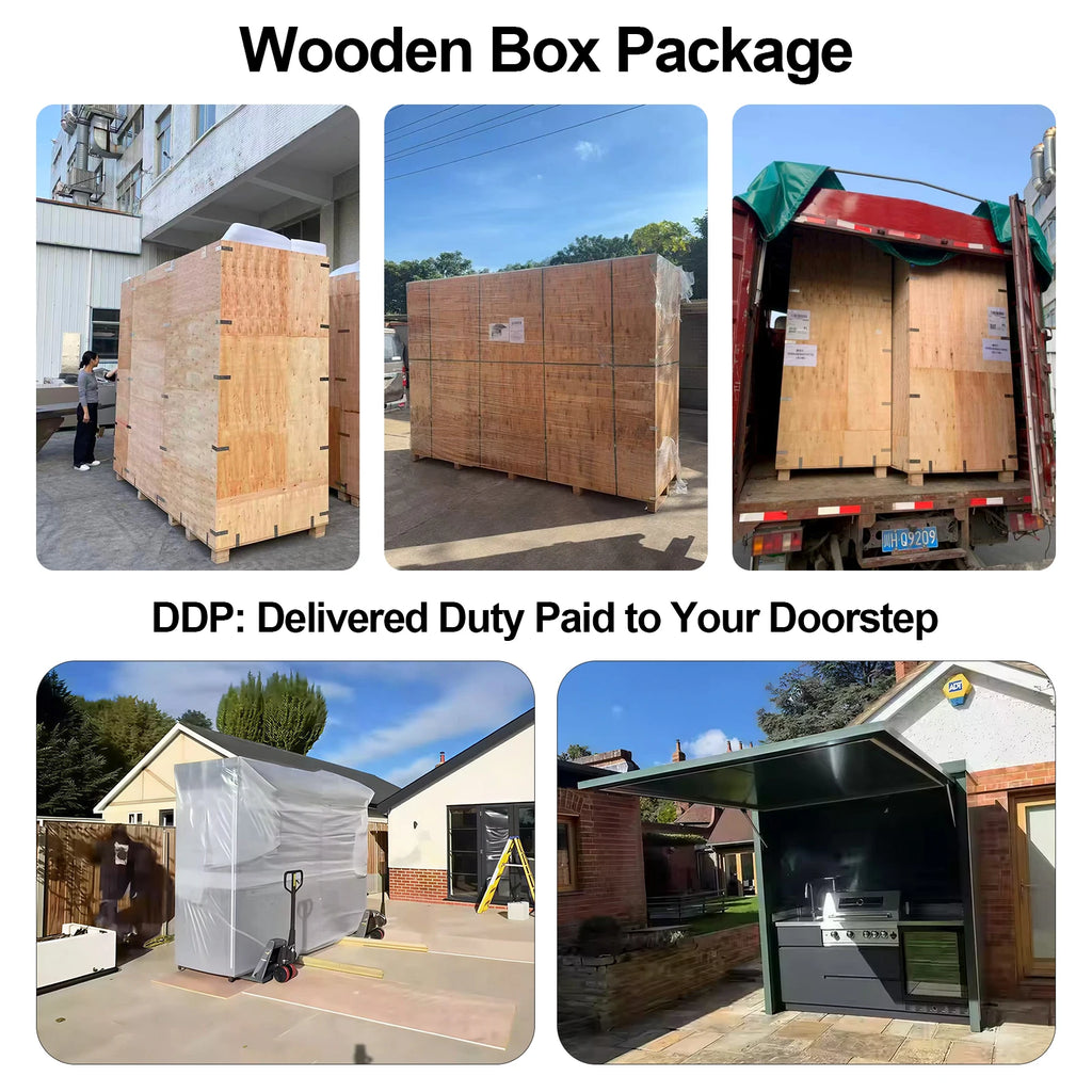 Outdoor Kitchen Shed