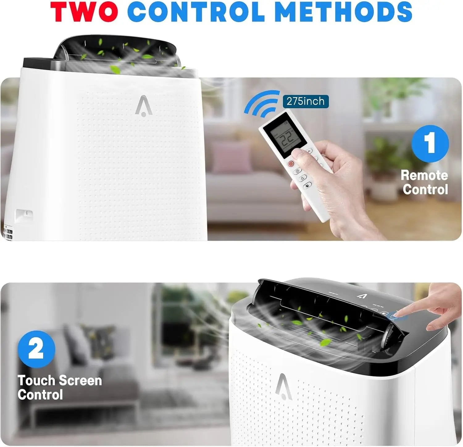 3-In-1 Portable Air Conditioner, 14000 BTU (9300 BTU SACC) AC Unit | Cooling, Dehumidifier & Fan, 3 Speeds, 24H Timer, Remote