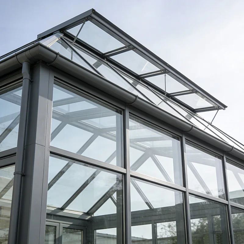 Aluminum Alloy Solarium with Laminated Safety Glass, Customizable Terrace Enclosure