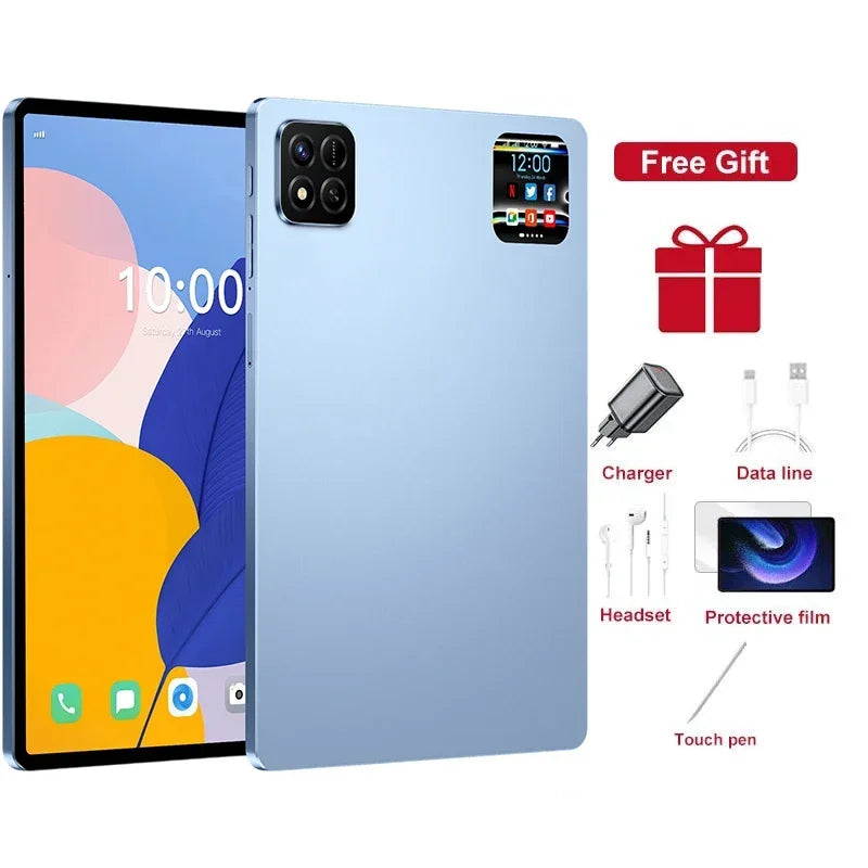 HOT Pad 7 Pro 22GB+2TB Global Version Original 5G Dual SIM Tablet Android 10000mAh Tablet PC 10.1" Upgraded Children's Kids Tab