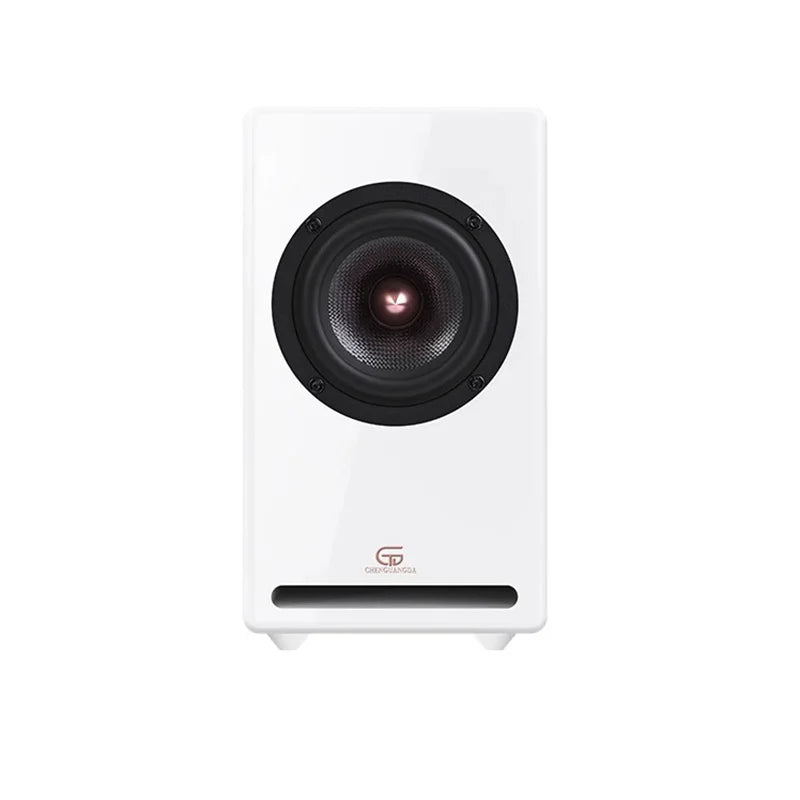 G1Pro HIFI Passive Bookshelf Speakers 4 Inch Carbon Fibre Full-range Paint Home Audiophile Passive Speakers 80W Output Power