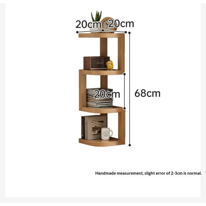Modern Minimalist Wooden Nightstand Bedside Table