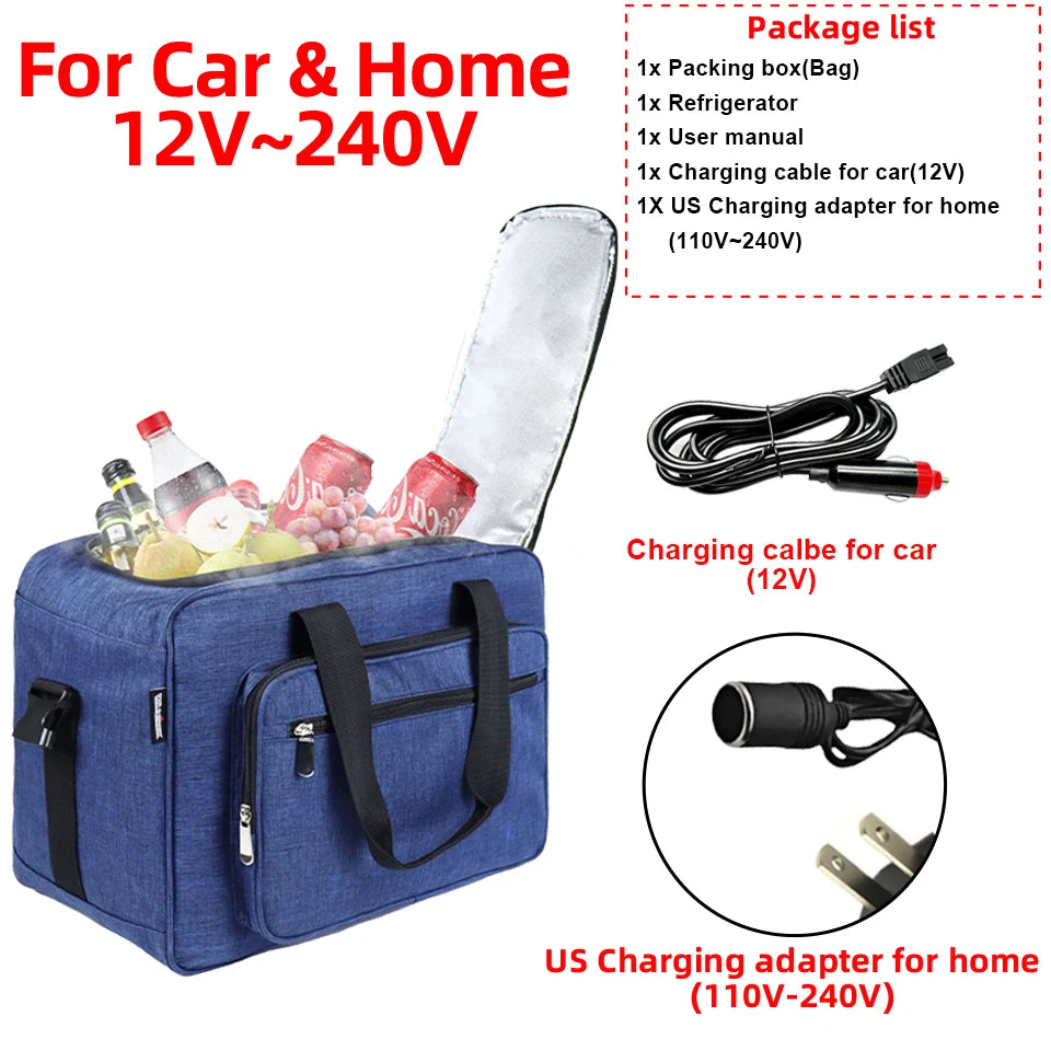 25L Foldable Insulated Cooler Warmer Bag for Car, Home, Picnic, Camping
