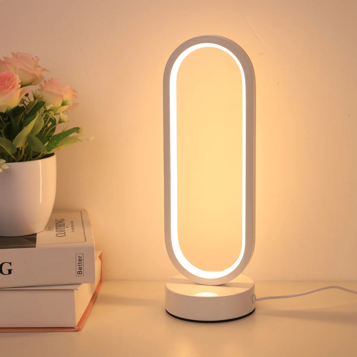 Minimalist Ring LED Desk Lamp,