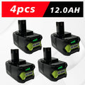 2026 New For RYOBI 18V 12.0AH Lithium Battery P103/P108 Cordless Drill Hammer Impact Wrencible Battery