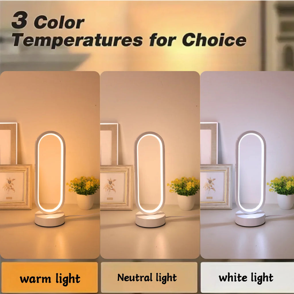 Minimalist Ring LED Desk Lamp,