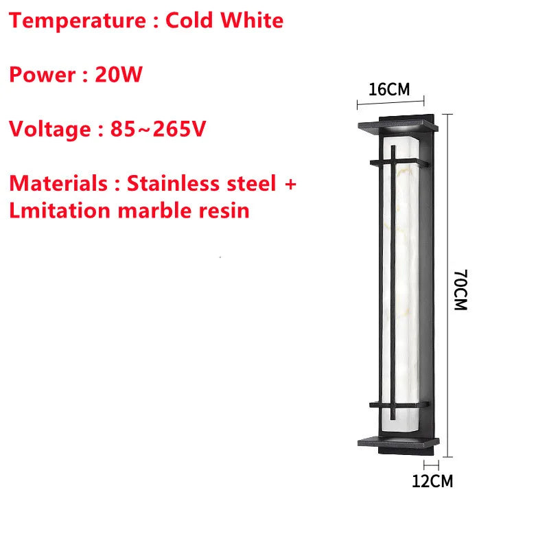 Modern Stainless Steel LED Wall Light