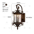 13W/20W Aluminum outdoor wall lamp waterproof IP65 European retro courtyard garden wall lamp villa LED outdoor wall lamp