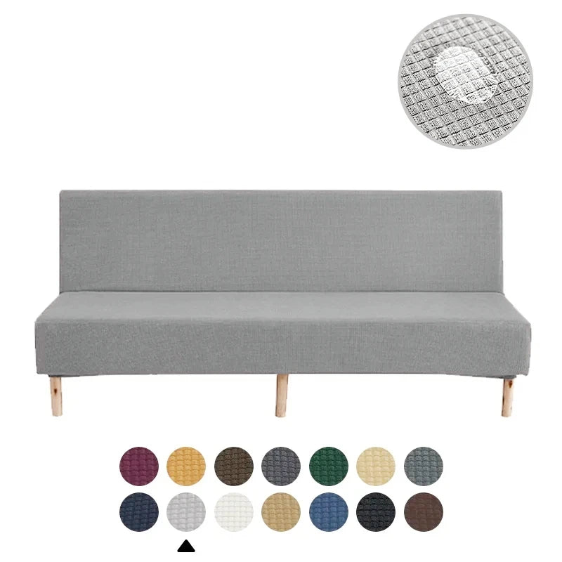 Water-repellent Armless Sofa Bed Sofa Bed with Breathable Cover