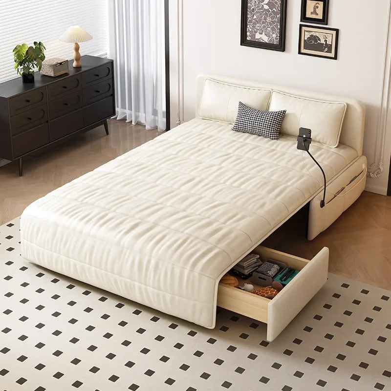 Lounge Soft Living Room  Sleeper Sofa, Minimalist Apartment Multifunctional Sofa