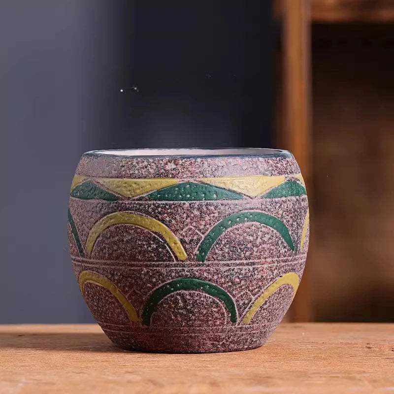 Mediterranean Succulent Flower Pot Large Diameter