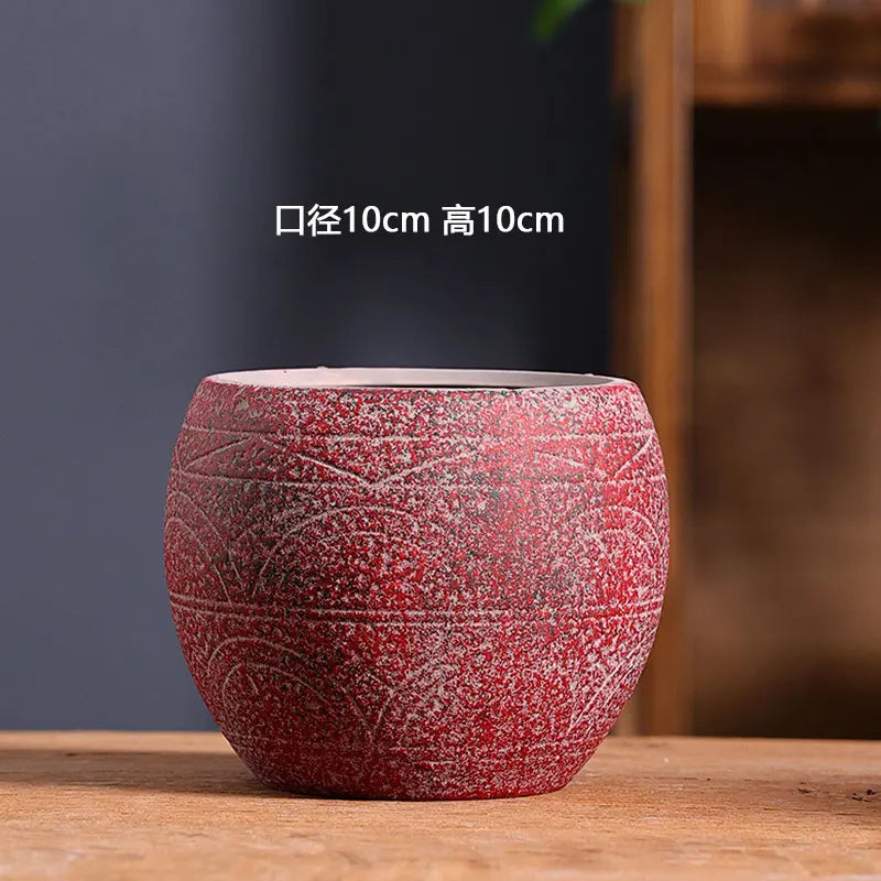 Mediterranean Succulent Flower Pot Large Diameter