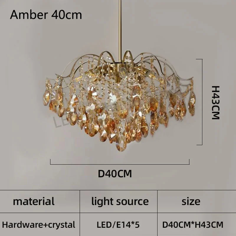LED Crystal Pendant Chandelier