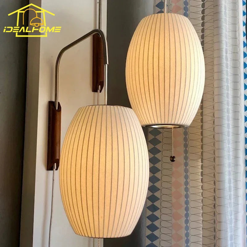 Italian Design Minimalist Silk LED Wall Sconces