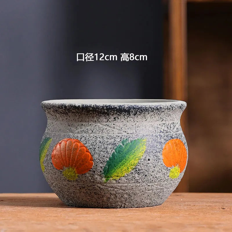 Mediterranean Succulent Flower Pot Large Diameter