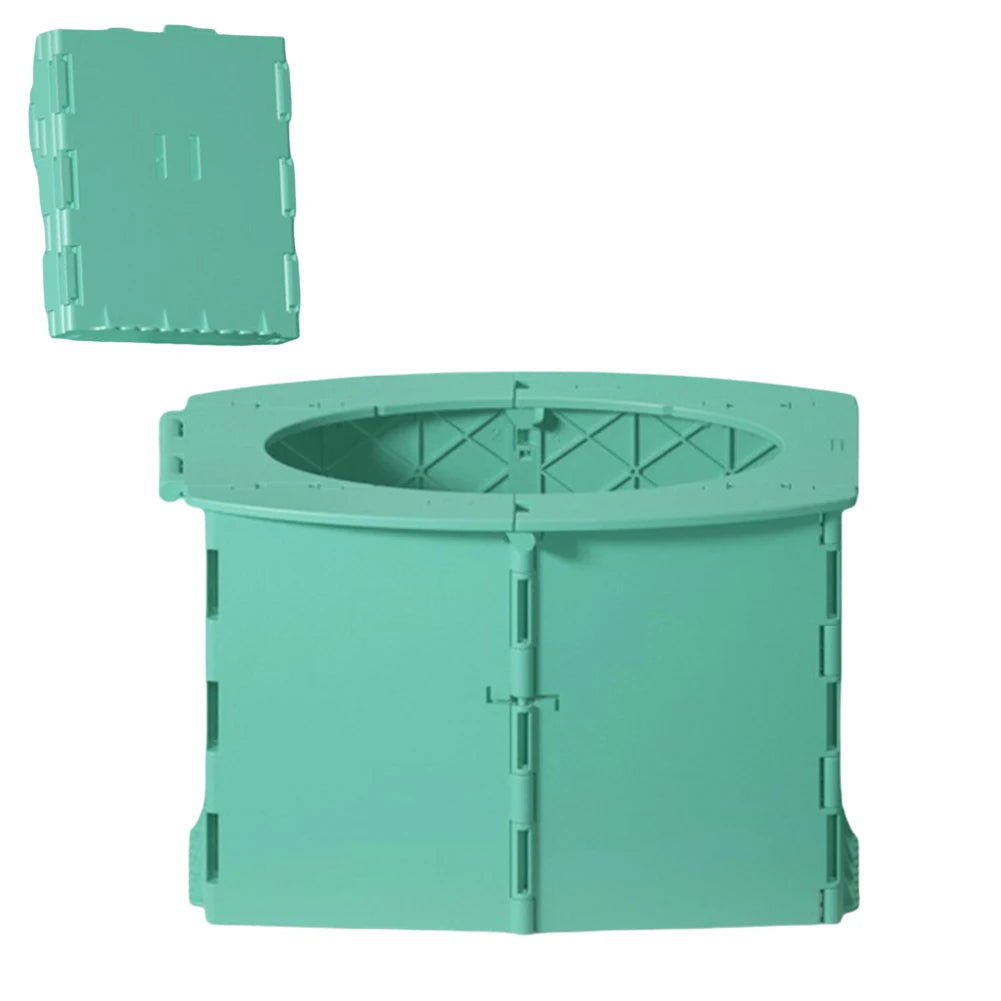 Children Folding Toilet with Cleaning Bag, Portable Baby Travel Potty