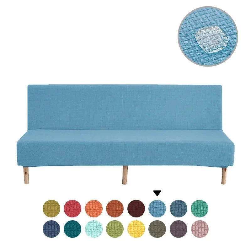 Water-repellent Armless Sofa Bed Sofa Bed with Breathable Cover